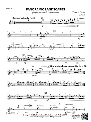 Panoramic Landscapes: 2nd Flute