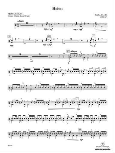 Hsien: 1st Percussion