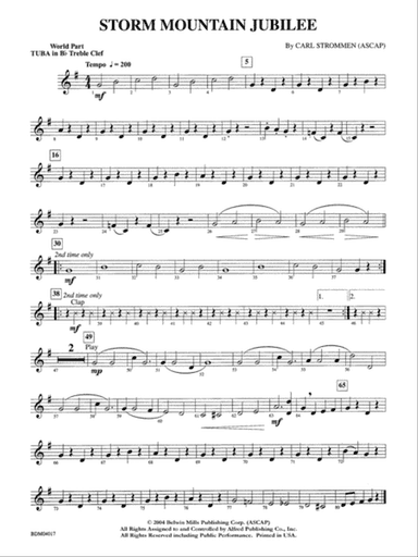 Storm Mountain Jubilee: WP B-flat Tuba T.C.