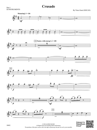 Crusade: Part 1 - E-flat Instruments