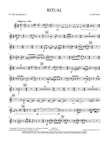 Ritual - Eb Alto Saxophone 2