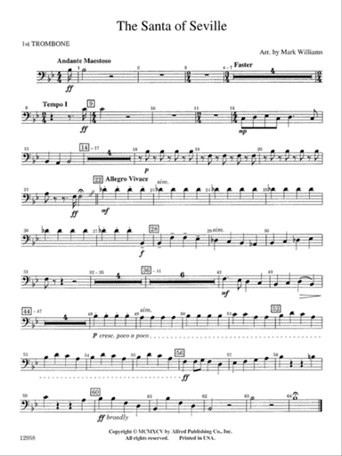 The Santa of Seville: 1st Trombone