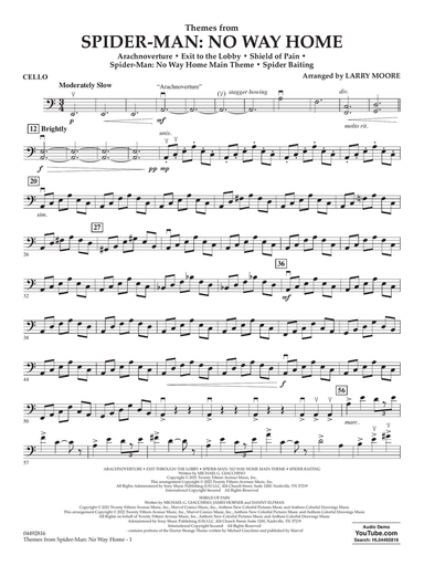 Themes from Spider-Man: No Way Home (arr. Larry Moore) - Cello