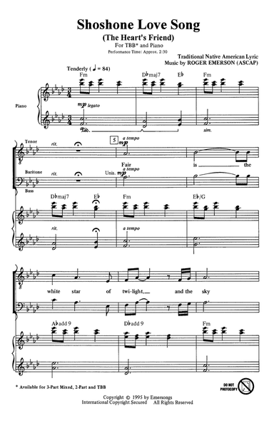 Shoshone Love Song (The Heart's Friend)