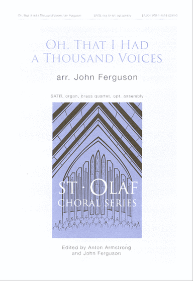 Oh, That I Had a Thousand Voices