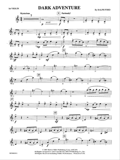 Dark Adventure: 1st Violin