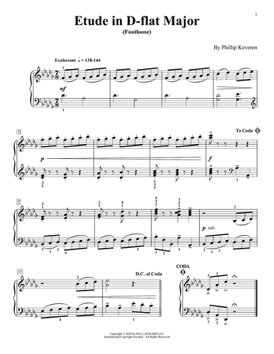 Etude In D-Flat Major (Footloose)