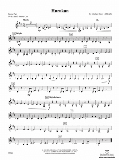 Hurakan: (wp) E-flat Tuba T.C.