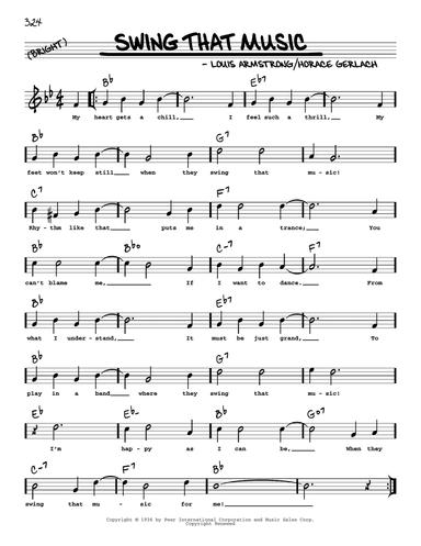 Swing That Music (arr. Robert Rawlins)