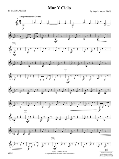 Mar Y Cielo: B-flat Bass Clarinet