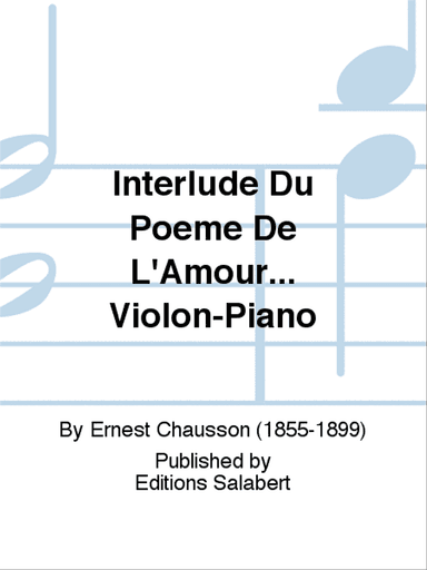 Interlude Du Poeme De L'Amour... Violon-Piano
