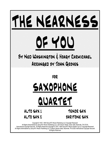 The Nearness Of You