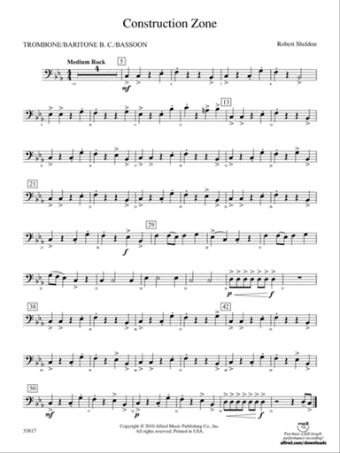 Construction Zone: 1st Trombone