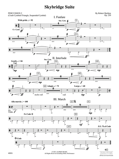 Skybridge Suite: 2nd Percussion