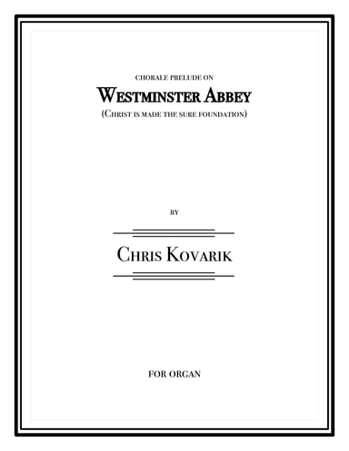 Chorale Prelude on Westminster Abbey