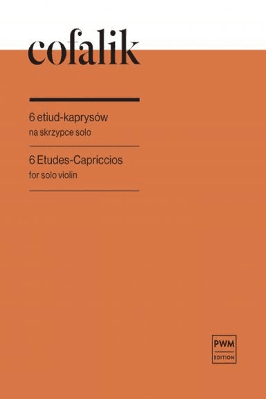 6 Etudes-capriccios For Violin Solo