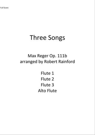 Three Songs