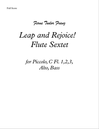 Leap & Rejoice! Celtic Flute Sextet