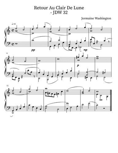 Retour Au Clair De Lune