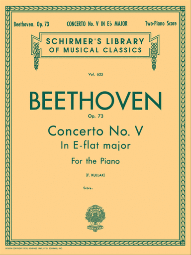 Concerto No. 5 in Eb (“Emperor”), Op. 73 (2-piano score)
