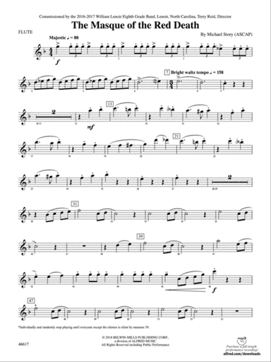 The Masque of the Red Death: Flute