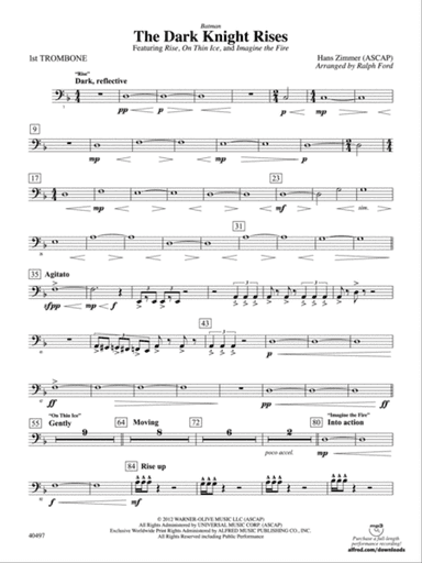 Batman: The Dark Knight Rises: 1st Trombone