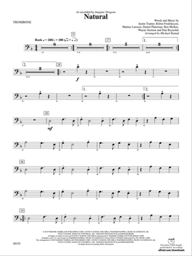 Natural: 1st Trombone