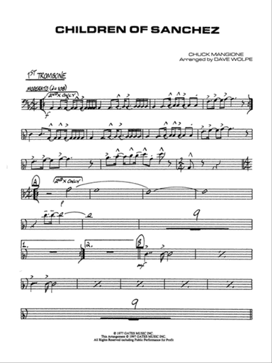 Children of Sanchez: 1st Trombone