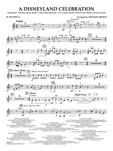 A Disneyland Celebration - Bb Trumpet 2
