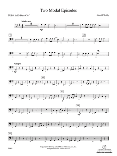 Two Modal Episodes: (wp) E-flat Tuba B.C.