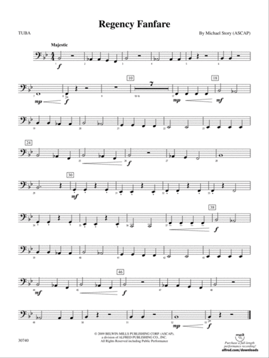 Regency Fanfare: Tuba