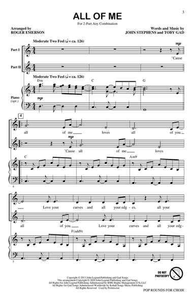 Pop Rounds for Choir