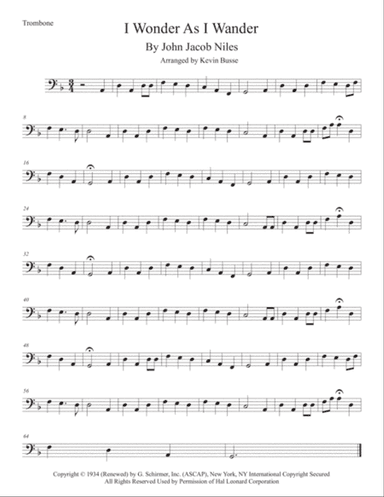 I Wonder As I Wander