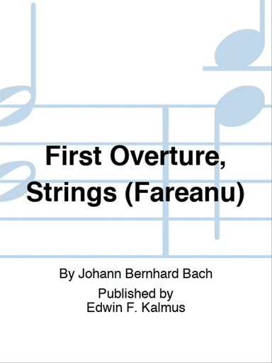 First Overture, Strings (Fareanu)