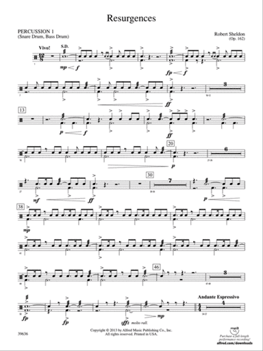 Resurgences: 1st Percussion