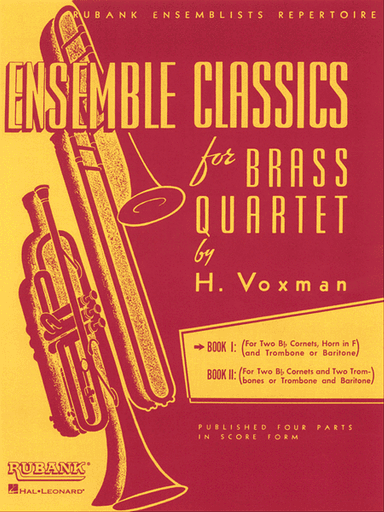 Ensemble Classics For Brass Quartet - Volume 1
