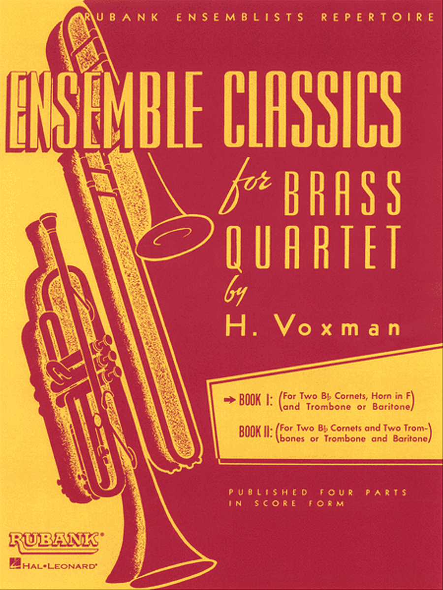 Ensemble Classics For Brass Quartet - Volume 1