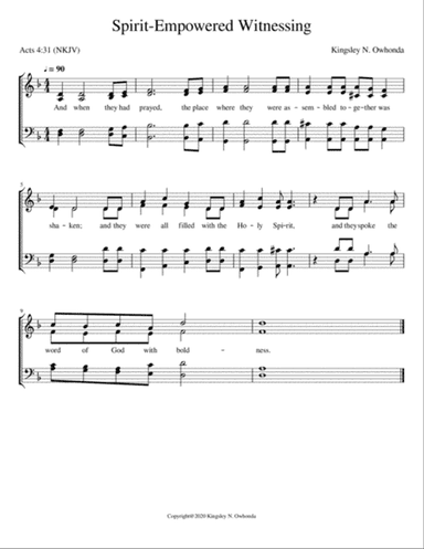 Spirit Empowered Witnessing