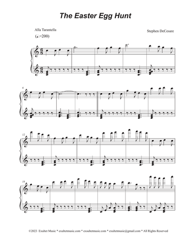 The Easter Egg Hunt (Piano solo)