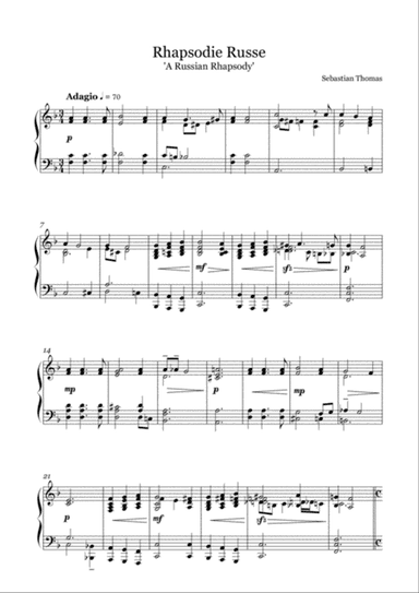 Rhapsodie Russe - Sebastian Thomas