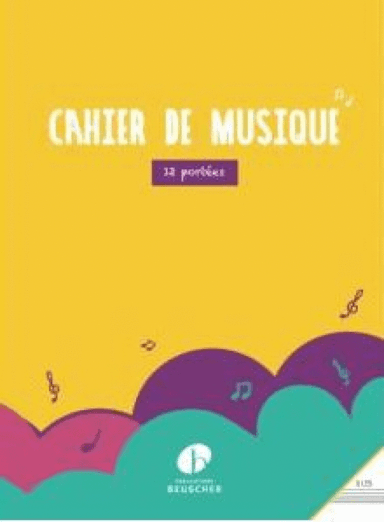 Cahier De Musique 12 Portées