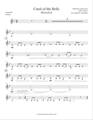 Carol if the Bells (Shchedryk)