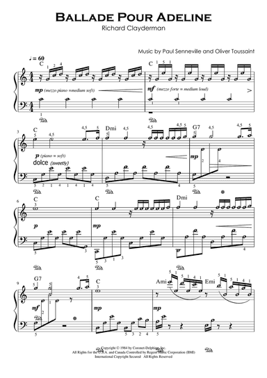 Ballade Pour Adeline