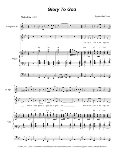 Glory To God (Divine Mercy) (2022 Revised) (Vocal solo)