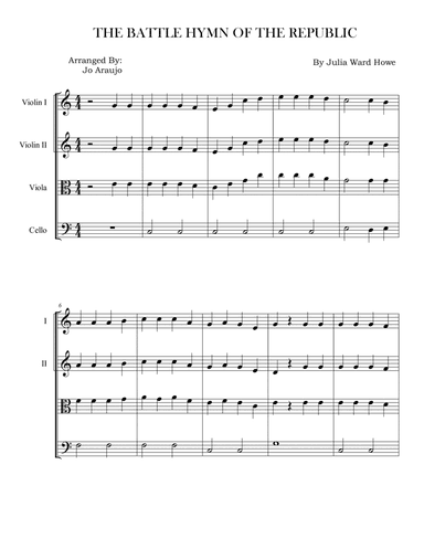 THE BATTLE HYMN OF THE REPUBLIC