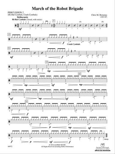 March of the Robot Brigade: 2nd Percussion