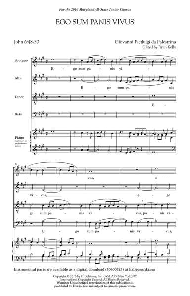 Ego Sum Panis Vivus (ed. Ryan Kelly)