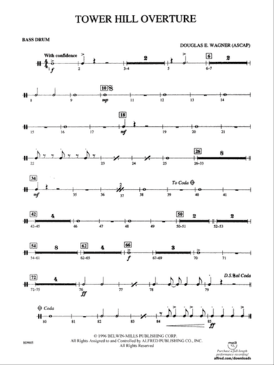 Tower Hill Overture: Bass Drum