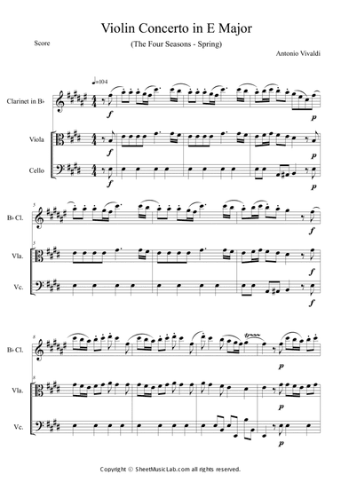 The Four Seasons Spring 1st Movement