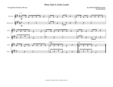 Mary Had A Little Lamb